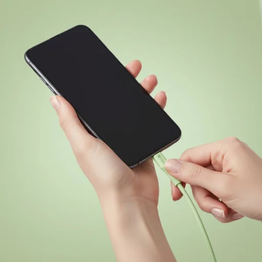 FORCELL F-ENERGY C346 Type C - Lightning kábel 3A 27W Szilikon 1 m zöld - 13