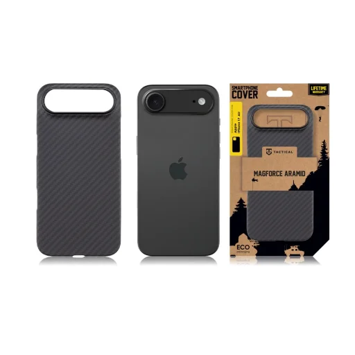 Apple iPhone 17 Air Fekete Tactical MagForce Aramid tok - 4