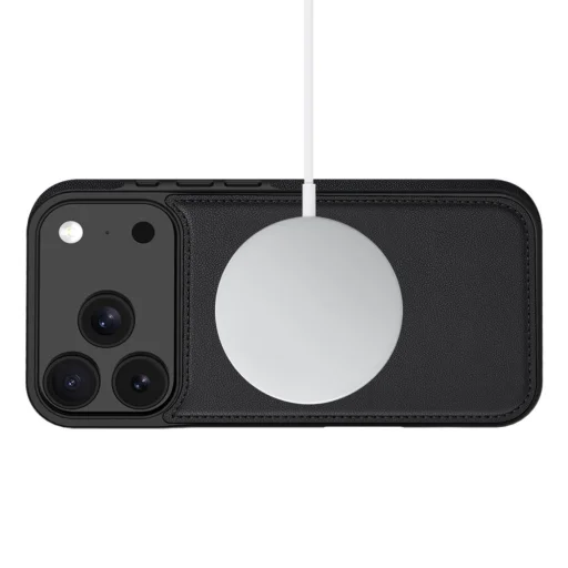 iPhone 17 Pro Max Tech-protect Wallet Magsafe tok, matt fekete - 3