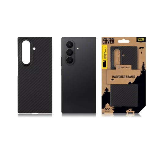  Samsung Galaxy Z Fold 7 Fekete Tactical MagForce Aramid Fliptok - 3