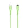 FORCELL F-ENERGY C346 Type C - Lightning kábel 3A 27W Szilikon 1 m zöld thumbnail