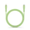 FORCELL F-ENERGY C346 Type C - Lightning kábel 3A 27W Szilikon 1 m zöld thumbnail