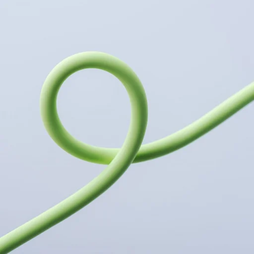 FORCELL F-ENERGY C346 Type C - Lightning kábel 3A 27W Szilikon 1 m zöld - 8