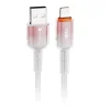 Apple Forcell F-ENERGY C353 kábel USB A-ról Lightning-re 2,4A 12W Színátmenetes 1 m fehér thumbnail