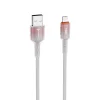 Apple Forcell F-ENERGY C353 kábel USB A-ról Lightning-re 2,4A 12W Színátmenetes 1 m fehér thumbnail
