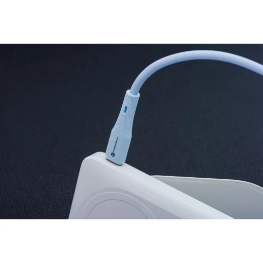 Apple FORCELL F-ENERGY C343 kábel USB A-ról Lightning-re 2,4A 12W Szilikon 1 m kék - 5