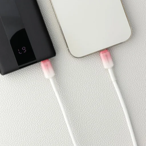 Apple FORCELL F-ENERGY C356 kábel Type C to Lightning PD 3A 27W Gradiens 1 m fehér - 3