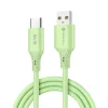 FORCELL F-ENERGY C342 kábel USB-A-ról Type-C-re QC4.0 3A 66W Szilikon 1 m zöld thumbnail