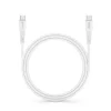 Type-C FORCELL F-ENERGY C347 kábel Type C - Type C QC4.0 PD 5A 100W Szilikon 1 m fehér thumbnail