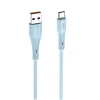 FORCELL F-ENERGY C342 kábel USB A-ról Type C-re QC4.0 3A 66W Szilikon 1 m kék thumbnail