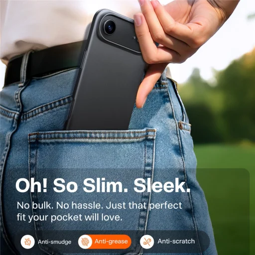 iPhone 17 Pro Max Torras - SlimFit MagSafe Series - Átlátszó tok - 7