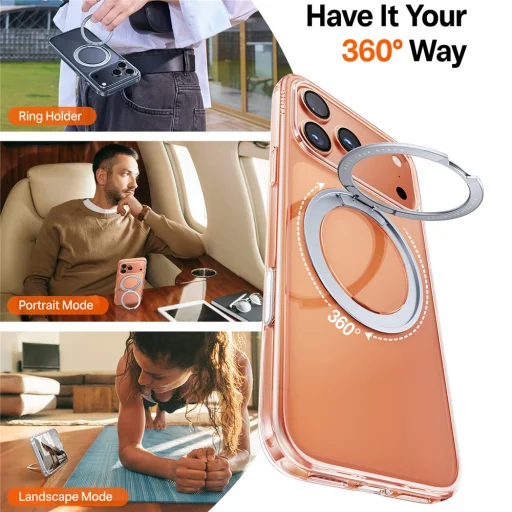 iPhone 17 Pro Clear Torras Ostand Pro MagSafe Series tok - 4