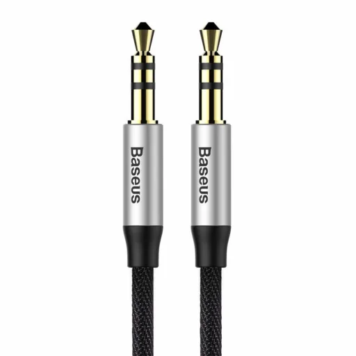 Jack to Jack Baseus Audio Cable M30 (A10329800117-Z1/CAM30-BS1), 1,5m - Fekete - 1