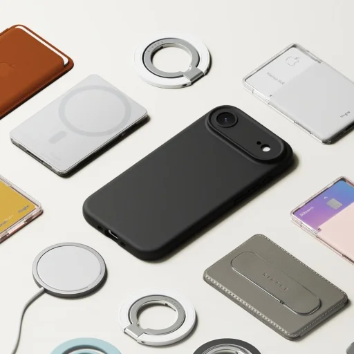 iPhone 17 Air Ringke Silicone Magnetic Magsafe fekete tok - 9