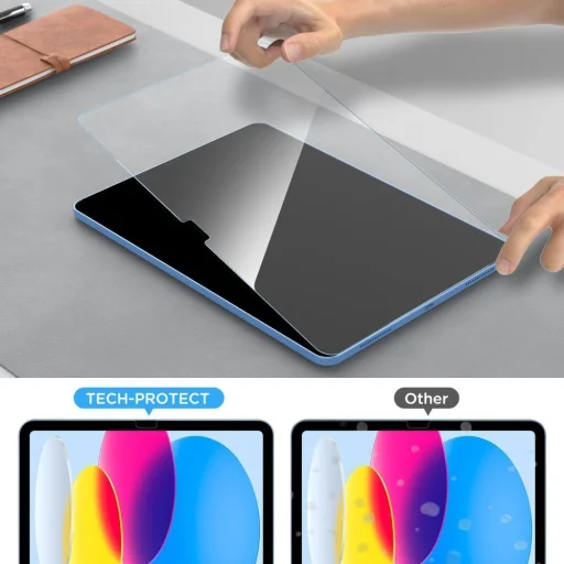 Edzett üveg Tech-Protect Glass Fit+ 2-csomag Lenovo Idea Tab 11.0 TB-336 Átlátszó üvegfólia - 3