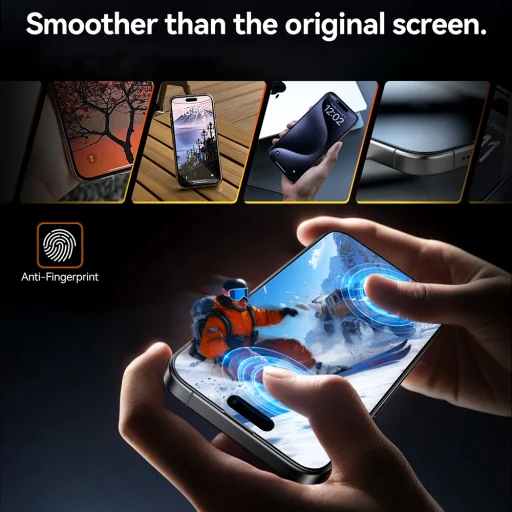 iPhone 17 Torras GlassGo Install Master Átlátszó üvegfólia - 3