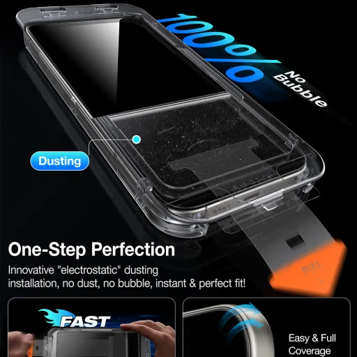 iPhone 17 Air Black Torras - GlassGo Install Master Privacy üvegfólia - 5