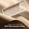 iPhone 17 Pro Torras QPRO Silicone Series tok fehér / rosegold thumbnail