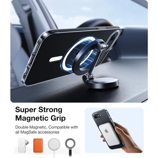 Torras - OriginFit-Mag sorozat - iPhone 16e - Átlátszó tok - 4