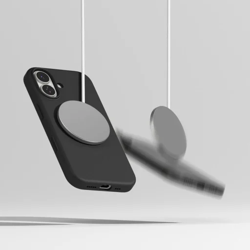 iPhone 17 Ringke Szilikon Magsafe Fekete tok - 8