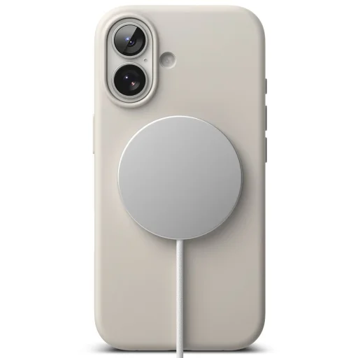 iPhone 17 Ringke Szilikon Mágneses Magsafe Szürke tok - 5