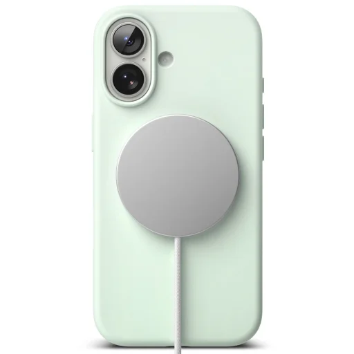 iPhone 17 Ringke Szilikon Mágneses Magsafe Soft Mint tok - 5