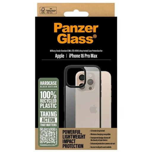 iPhone 16 Pro Max PanzerGlass HardCase fekete tok - 4