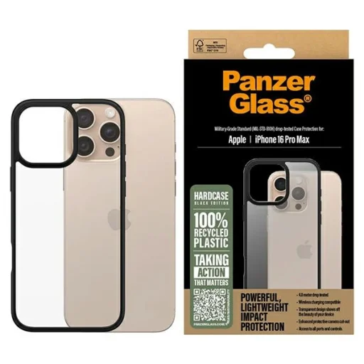 iPhone 16 Pro Max PanzerGlass HardCase fekete tok - 1