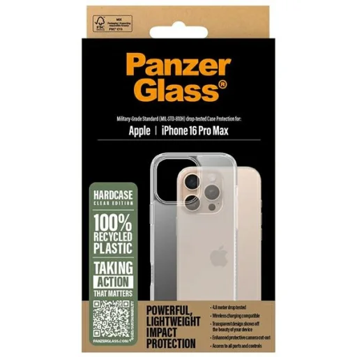 iPhone 16 Pro Max PanzerGlass HardCase átlátszó tok - 4