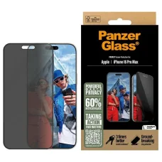 iPhone 16 Pro Max PanzerGlass Privát Üvegfólia 6.9" Ultra-Széles Illeszkedés P2864