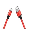 Micro USB kábel X14 3.1A 1M Piros thumbnail
