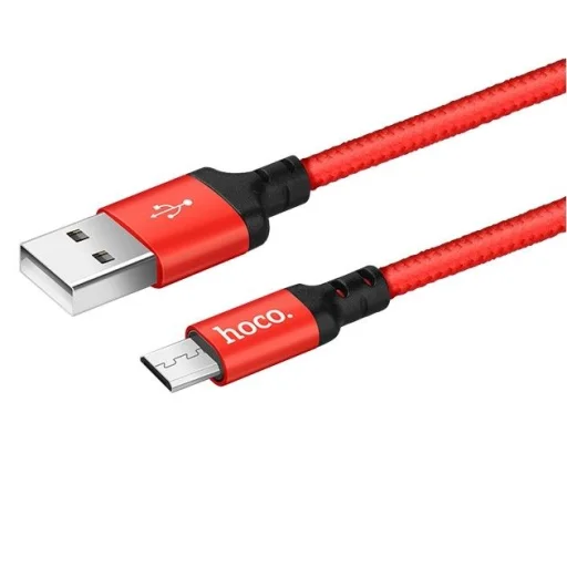 Micro USB kábel X14 3.1A 1M Piros - 2