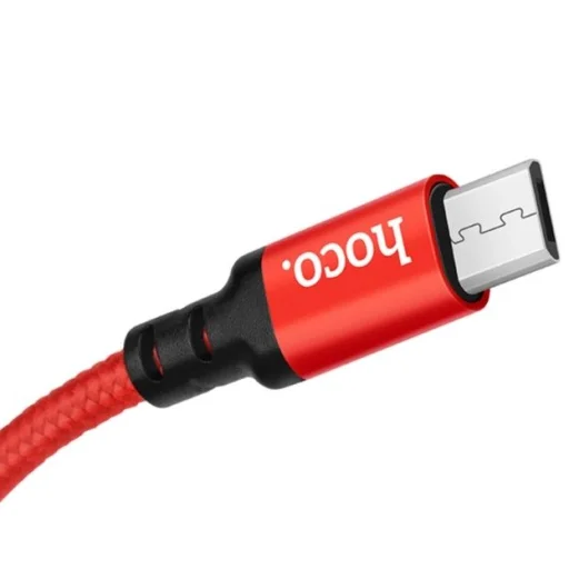 Micro USB kábel X14 3.1A 1M Piros - 3