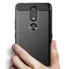Carbon tok rugalmas TPU tok Nokia 2.4 fekete thumbnail