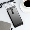 Carbon tok rugalmas TPU tok Nokia 2.4 fekete thumbnail