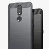 Carbon tok rugalmas TPU tok Nokia 2.4 fekete thumbnail