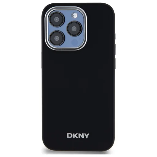 iPhone 15 Pro Max fekete tok DKNY DKHMP15XPSCMCLK Plain Logo MagSafe - 3