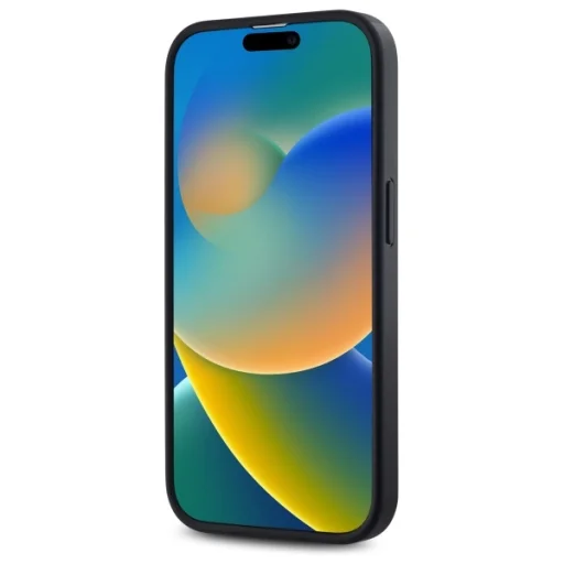 iPhone 14 Pro DKNY DKHMP14LPSCMCLK fekete keménytok Plain Logo MagSafe tok - 5