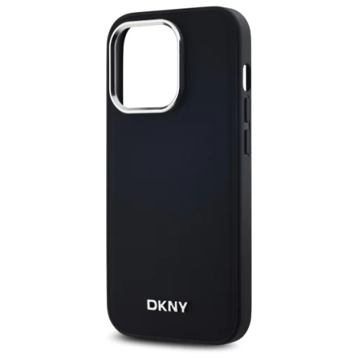 iPhone 14 Pro DKNY DKHMP14LPSCMCLK fekete keménytok Plain Logo MagSafe tok - 6