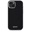 iPhone 15 Plus fekete kemény tok DKNY Plain Logo MagSafe thumbnail