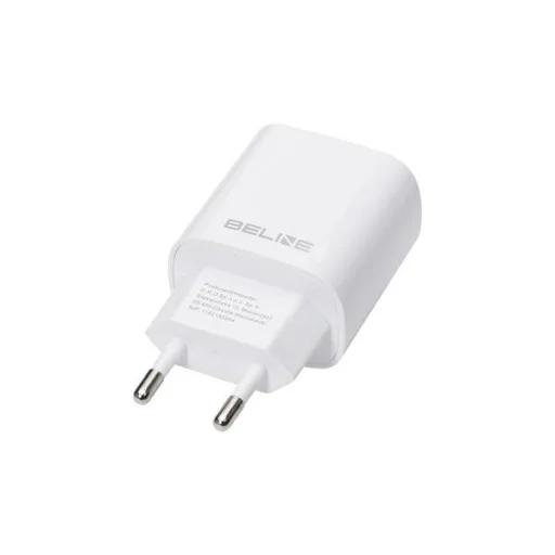 Beline töltő 1x USB-C + 1x USB 20W fehér (csak fej) PD 3.0 + QC 3.0 BLN2CW20 - 2