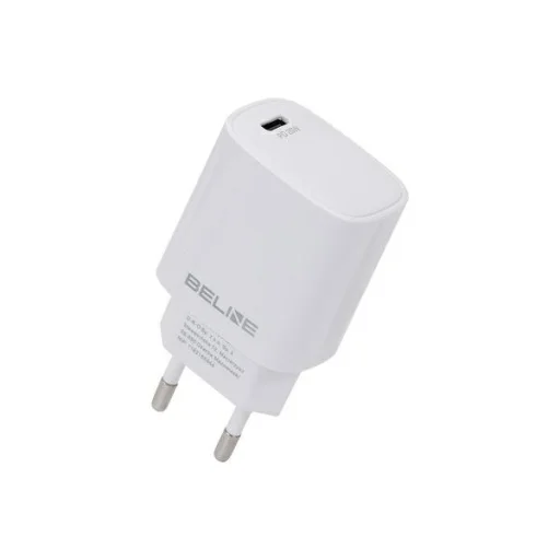Beline Töltő 1x USB-C 20W fehér (csak fej) PD 3.0 BLNCW20 - 1