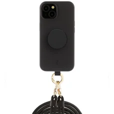 iPhone 15 3in1 PopGrip tok fekete JE 30484 (Just Elegance)