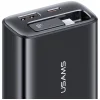 USAMS Xiang Series CC299 65W töltő 1xUSB-C 1xUSB-A + USB-C kábel fehér thumbnail