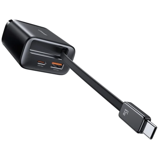 USAMS Xiang Series CC299 65W töltő 1xUSB-C 1xUSB-A + USB-C kábel fehér - 3