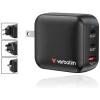 Verbatim Mini GaN fali töltő 100W 2xUSB-C PD/1x USB-A QC fekete 32230 - 2
