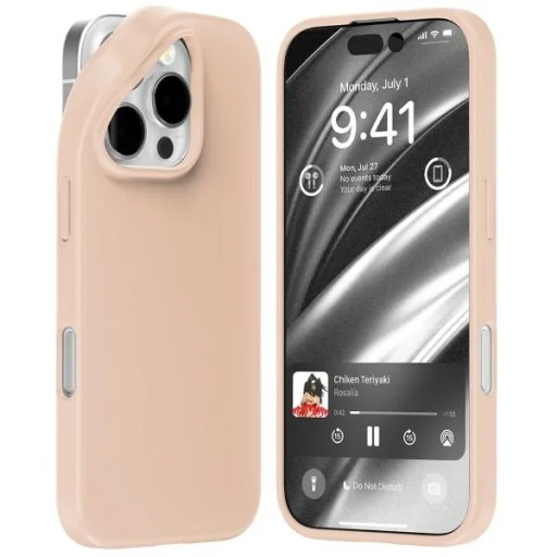 iPhone 16 Pro Mercury Soft tok pink homok - 1