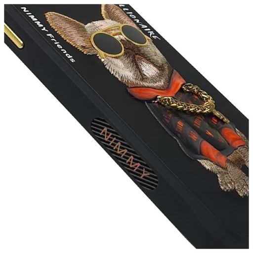 iPhone 15 Pro 6.1" Glasses Cool Dog fekete tok - 7