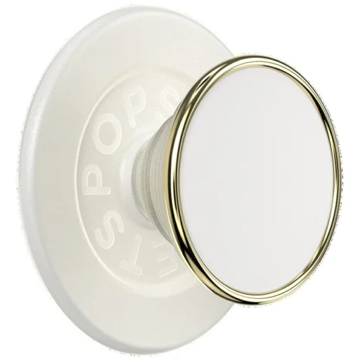 Popsockets kerek Luxe kókuszkrém zománc MagSafe bézs 8 telefonfogó és állvány - 1