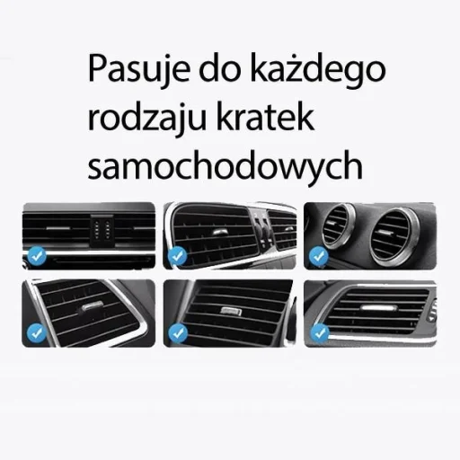 USAMS Indukciós tartó US-CD222 15W szellőzőrácshoz fekete - 6